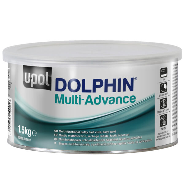Dolphin Multi-Advance Премиальная мультифункциональная шпатлевка для глубокого, среднего и мелкого ремонта