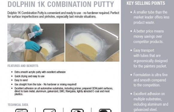 Dolphin 1K Combination Putty