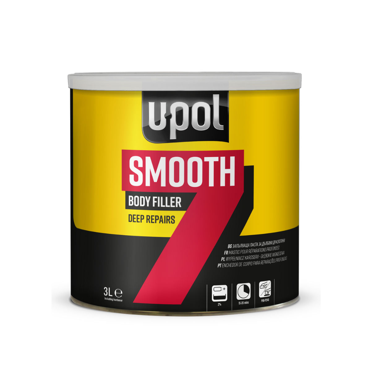 Smooth 7 Smooth Body Filler for Deep Repairs