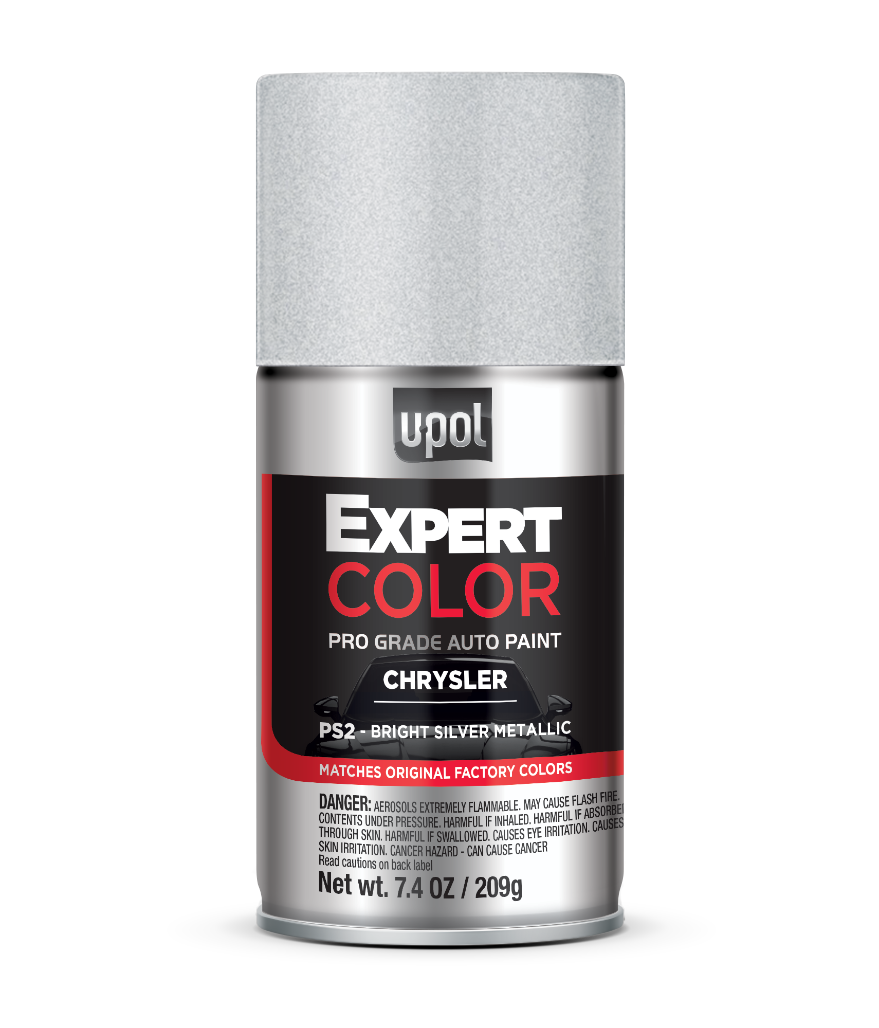 U-POL Expert Color Touch Up Paint Chrysler Bright Silver Met